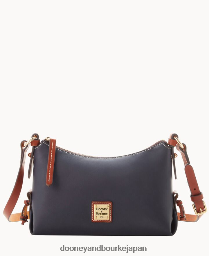 Dooney & Bourke ペンローズ ホーボー クロスボディ 22 海軍 バッグ T6X2XP1502