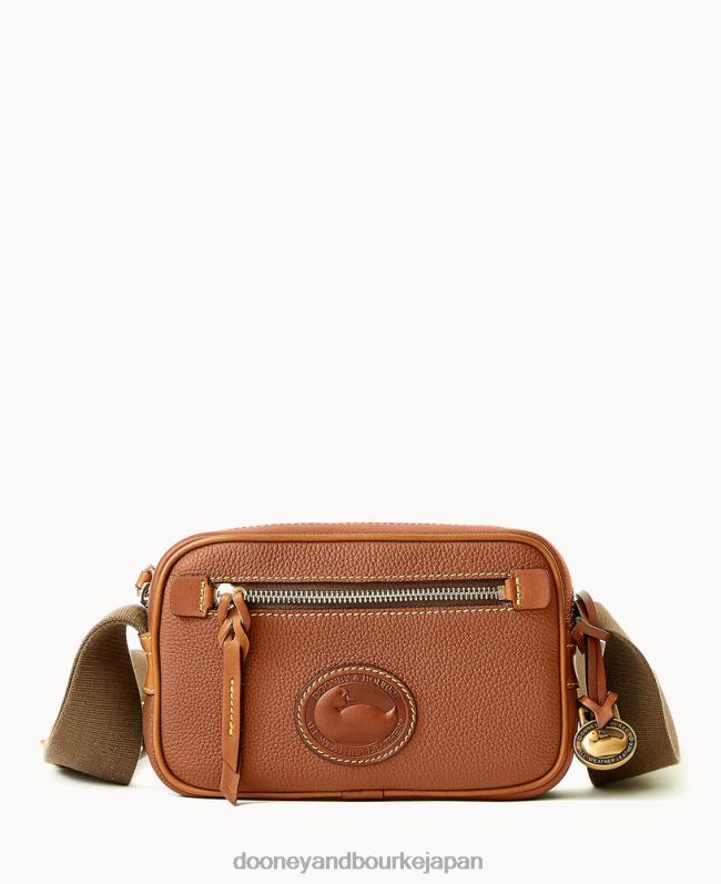 Dooney & Bourke 全天候型レザー 3.0 カメラ クロスボディ 20 A4V002019 アクセサリー カラメル