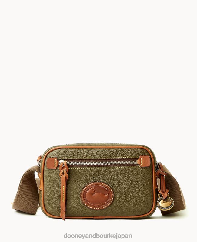 Dooney & Bourke 全天候型レザー 3.0 カメラ クロスボディ 20 A4V002020 アクセサリー 緑