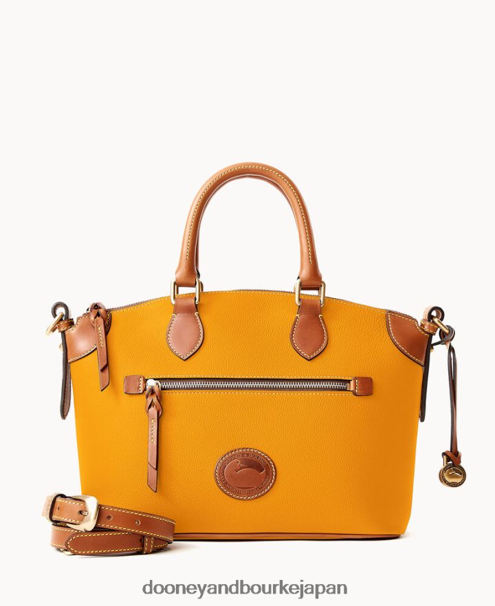 Dooney & Bourke 全天候型レザー 3.0 ドーム型サッチェル 30 シャモア バッグ T6X2XP251