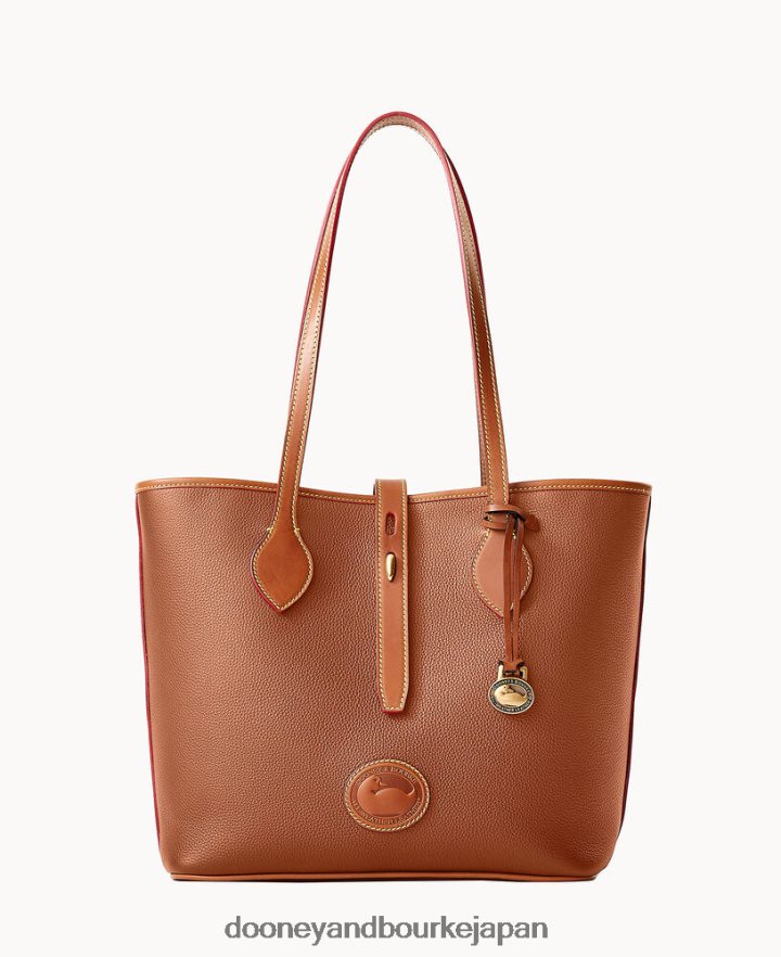 Dooney & Bourke オールウェザー レザー 3.0 トート 36 カラメル バッグ T6X2XP1099