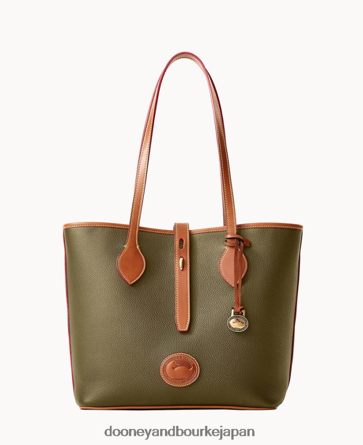 Dooney & Bourke オールウェザー レザー 3.0 トート 36 緑 バッグ T6X2XP1102