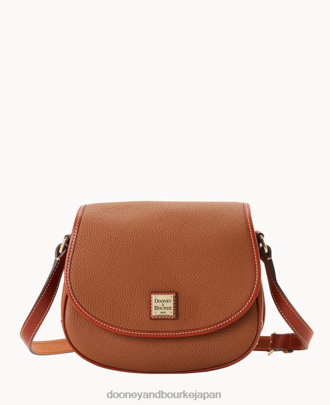 Dooney & Bourke ペブルグレインサドルバッグ A4V002636 バッグ カラメル