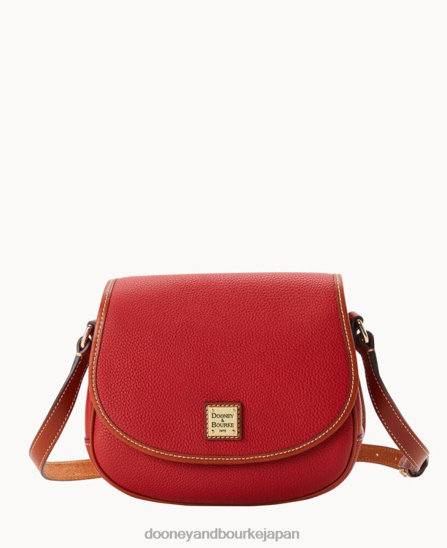 Dooney & Bourke ペブルグレインサドルバッグ A4V002637 バッグ 赤