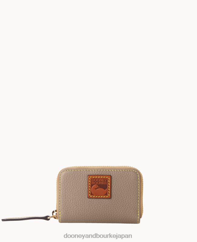 Dooney & Bourke ペブルグレインジップアラウンドクレジットカードケース A4V004056 アクセサリー トープ