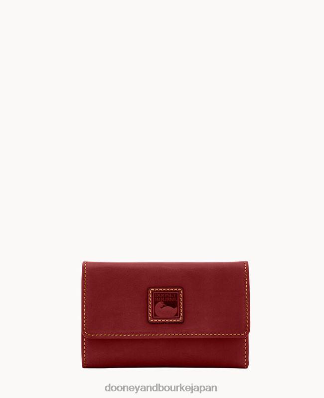 Dooney & Bourke フィレンツェのフラップウォレット A4V004111 アクセサリー ボルドー