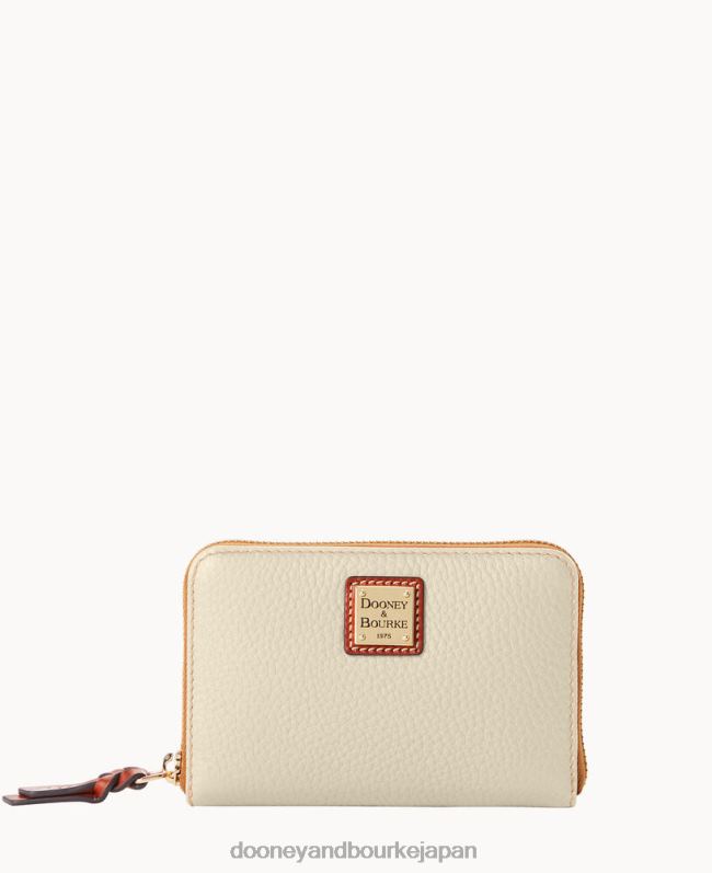 Dooney & Bourke ペブル グレイン ミディアム ジップ アラウンド ウォレット A4V004127 アクセサリー 骨