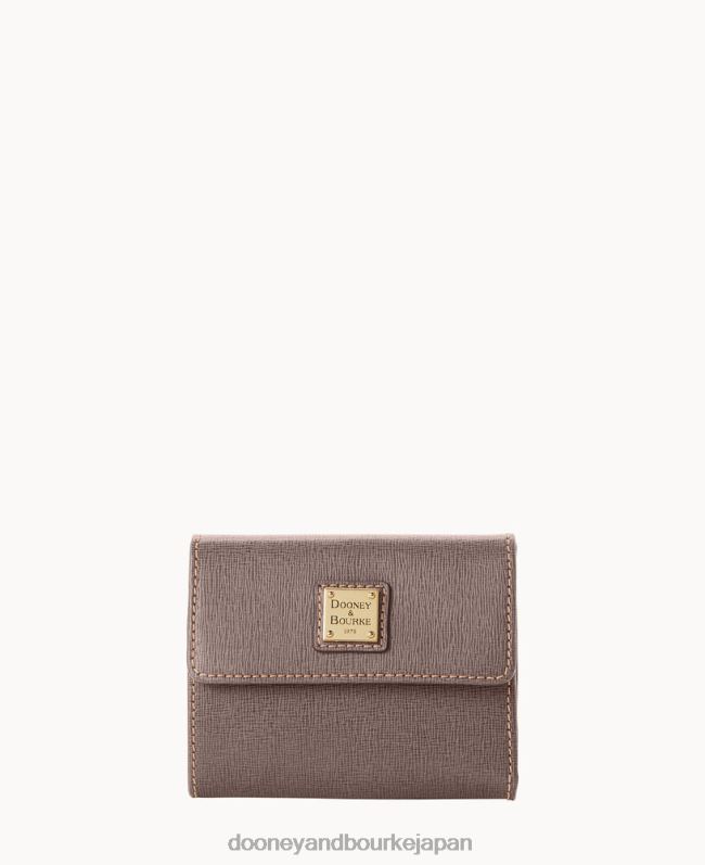 Dooney & Bourke サフィアーノ スモール フラップ クレジット カード ウォレット A4V004145 アクセサリー トープ