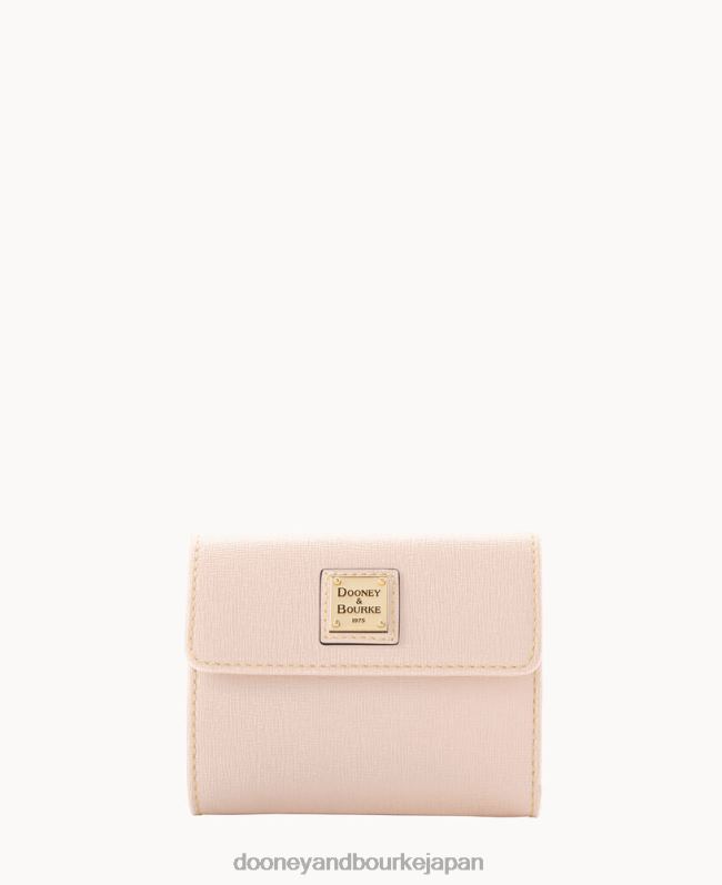 Dooney & Bourke サフィアーノ スモール フラップ クレジット カード ウォレット A4V004146 アクセサリー 赤面