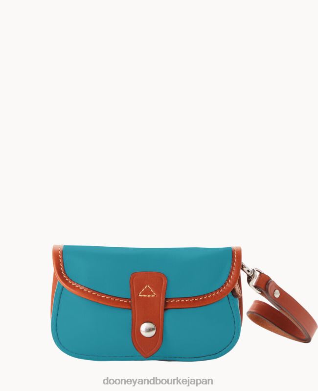 Dooney & Bourke オンクール エルバ フラップ リストレット A4V004399 バッグ アイスブルー