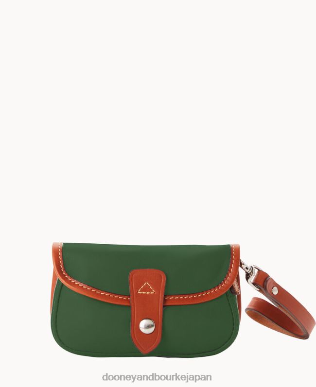 Dooney & Bourke オンクール エルバ フラップ リストレット A4V004400 バッグ ライトグリーン