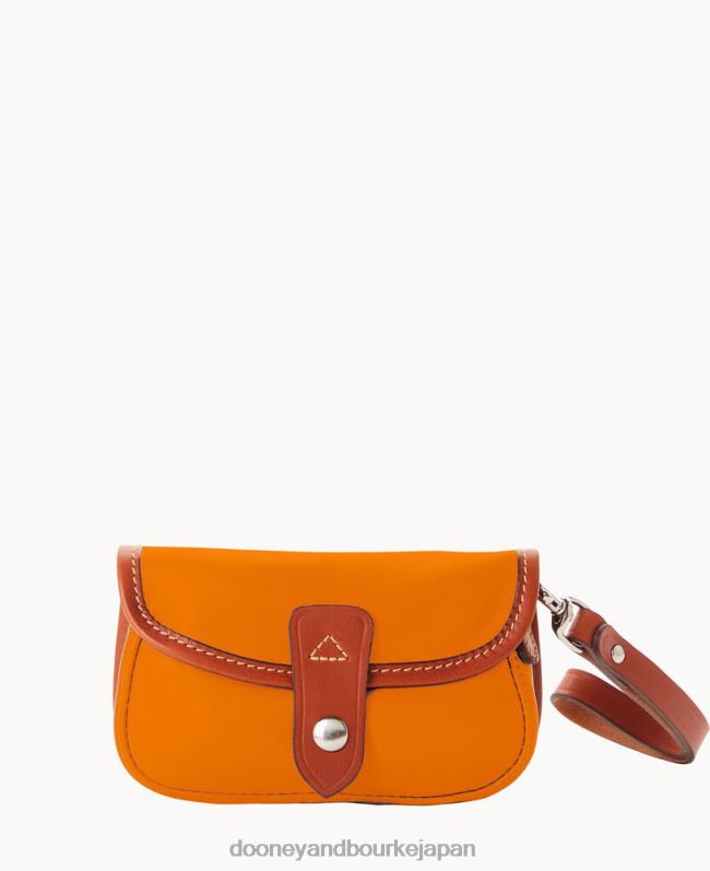 Dooney & Bourke オンクール エルバ フラップ リストレット A4V004406 バッグ タンジェリン