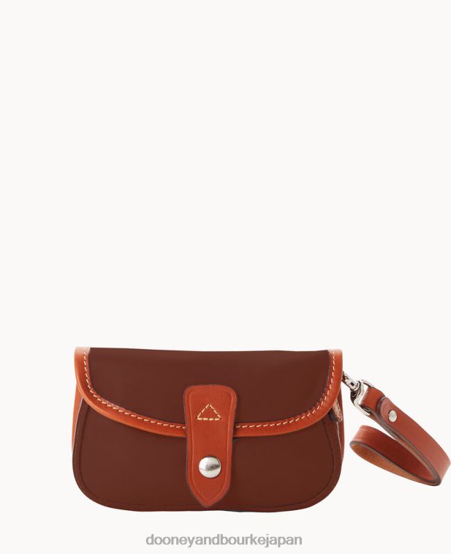Dooney & Bourke オンクール エルバ フラップ リストレット A4V004410 バッグ バーントオレンジ