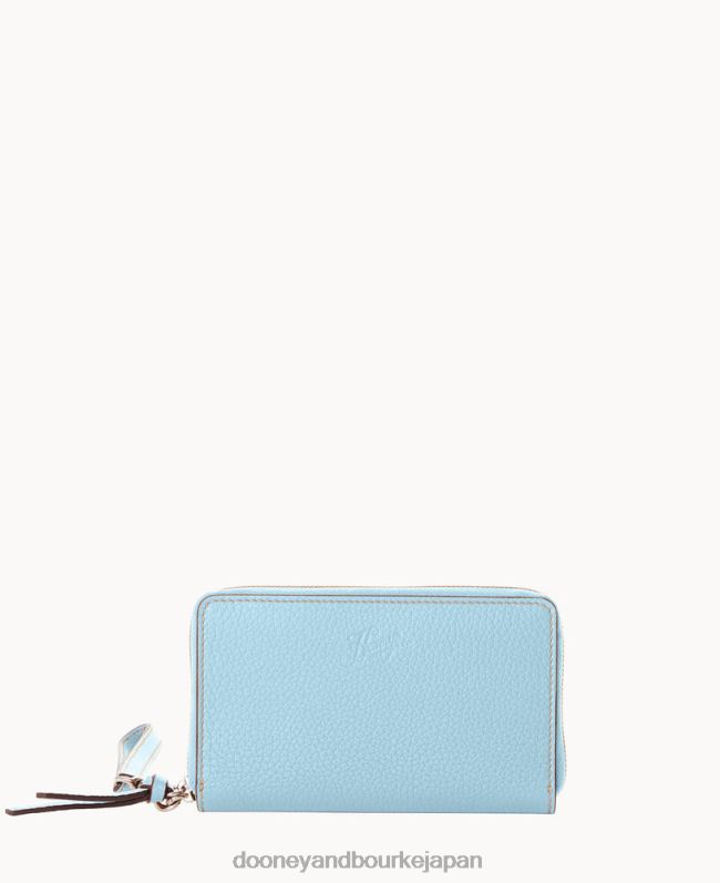 Dooney & Bourke ヘンリー ジップ アラウンド リストレット A4V004491 アクセサリー ターコイズ