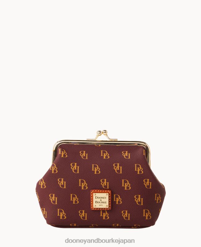 Dooney & Bourke グレッタ ラージ フレーム付き小銭入れ A4V004510 アクセサリー ボルドー