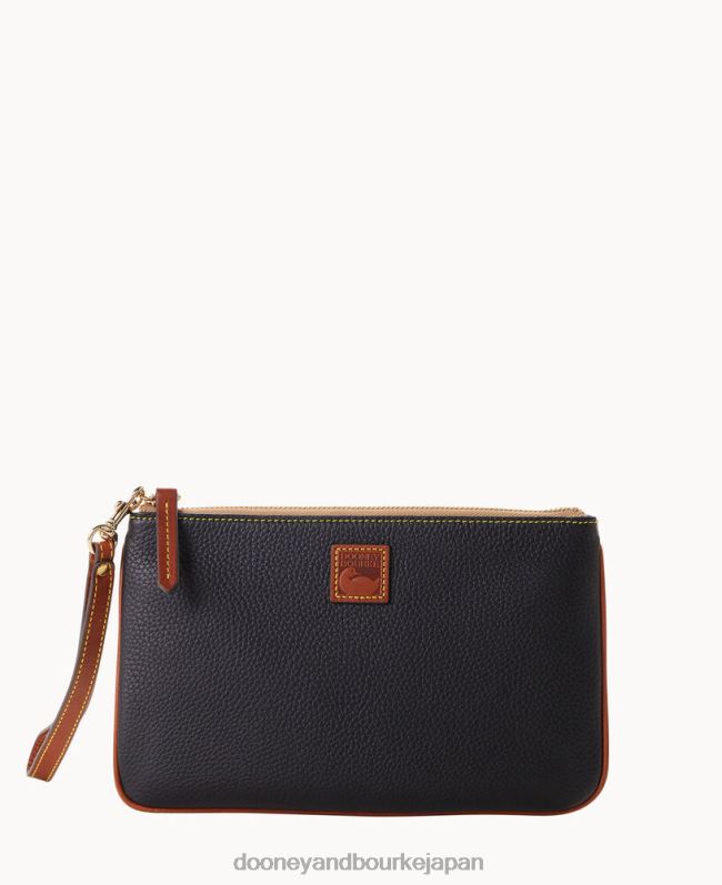 Dooney & Bourke 小石粒のラージリストレット A4V004511 バッグ 黒