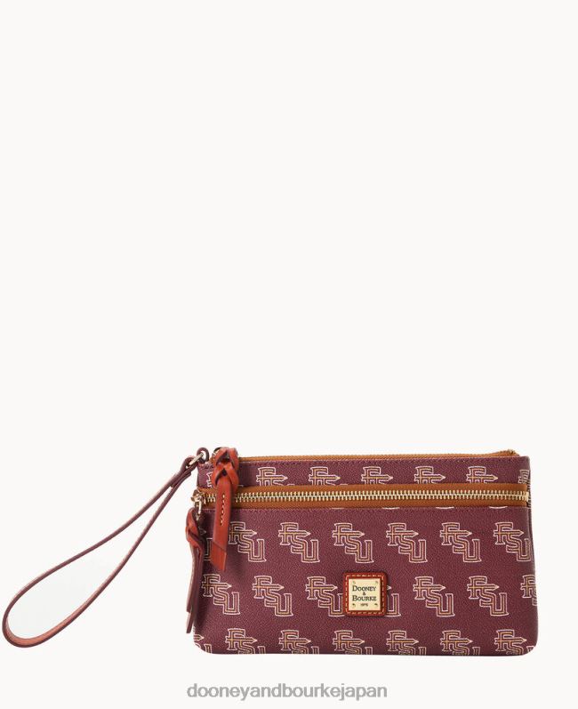 Dooney & Bourke フロリダ大学のダブルジップリストレット A4V004556 アクセサリー フロリダ州立大学