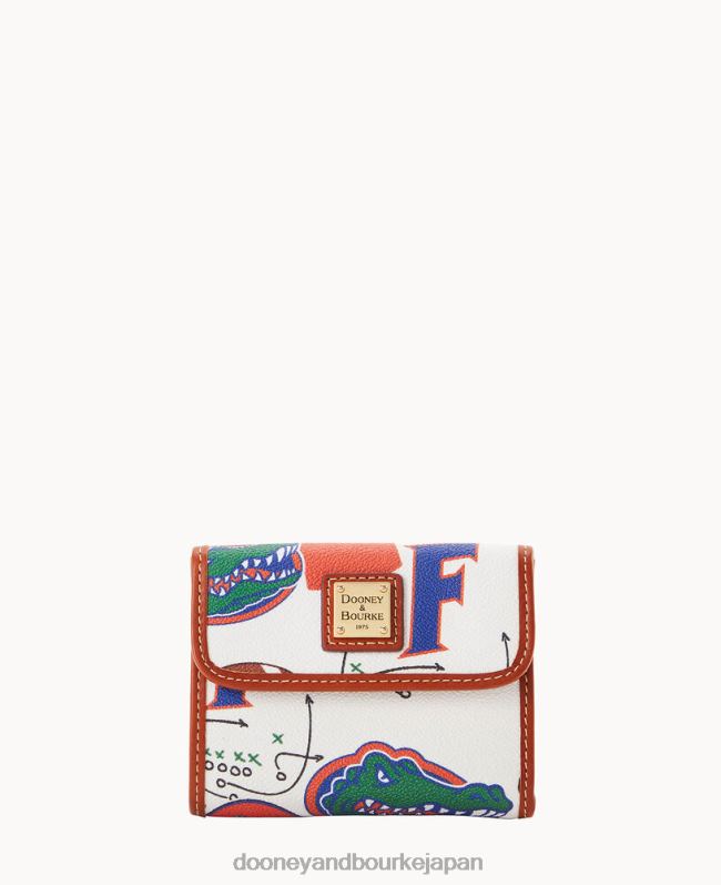Dooney & Bourke フロリダ大学フラップ クレジット カード ウォレット A4V004626 アクセサリー フロリダ大学