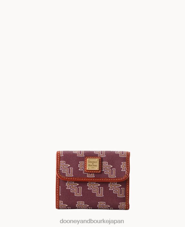 Dooney & Bourke カレッジ フラップ クレジット カード ウォレット A4V004642 アクセサリー フロリダ州
