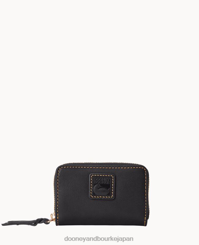 Dooney & Bourke フィレンツェ ラージ ジップ アラウンド クレジット カード ケース A4V004654 アクセサリー 黒