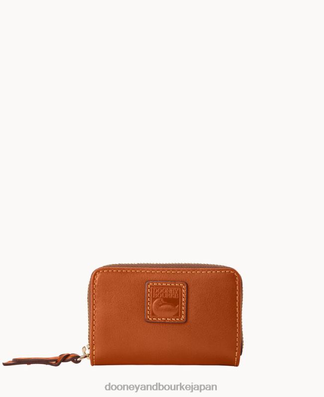 Dooney & Bourke フィレンツェ ラージ ジップ アラウンド クレジット カード ケース A4V004657 アクセサリー 自然