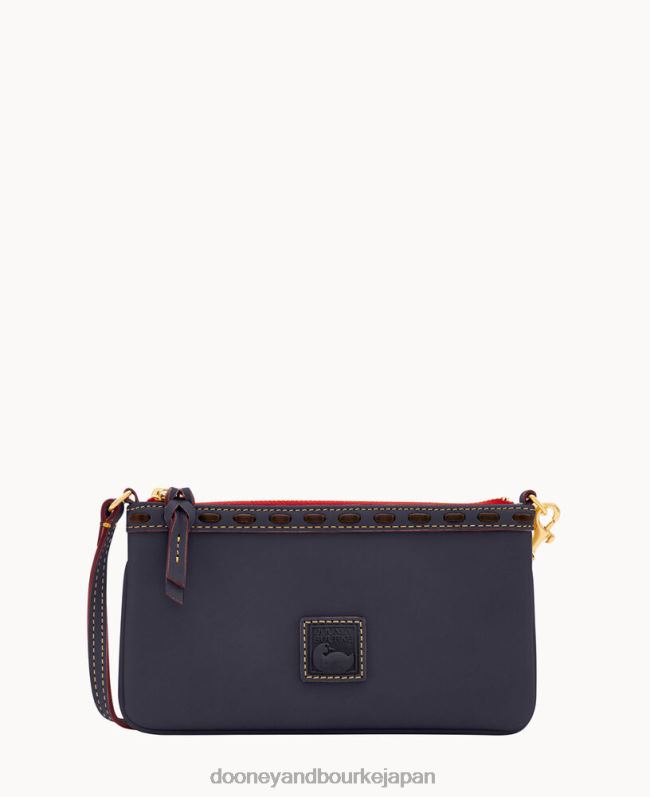 Dooney & Bourke フィレンツェ ラージ スリム リストレット A4V004685 バッグ 海軍