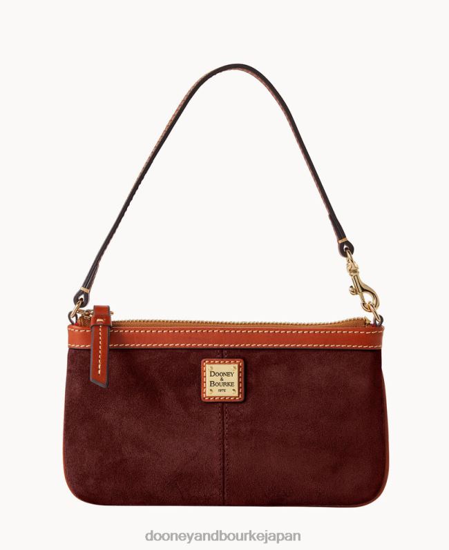 Dooney & Bourke スエードのラージスリムリストレット A4V004705 アクセサリー ワイン