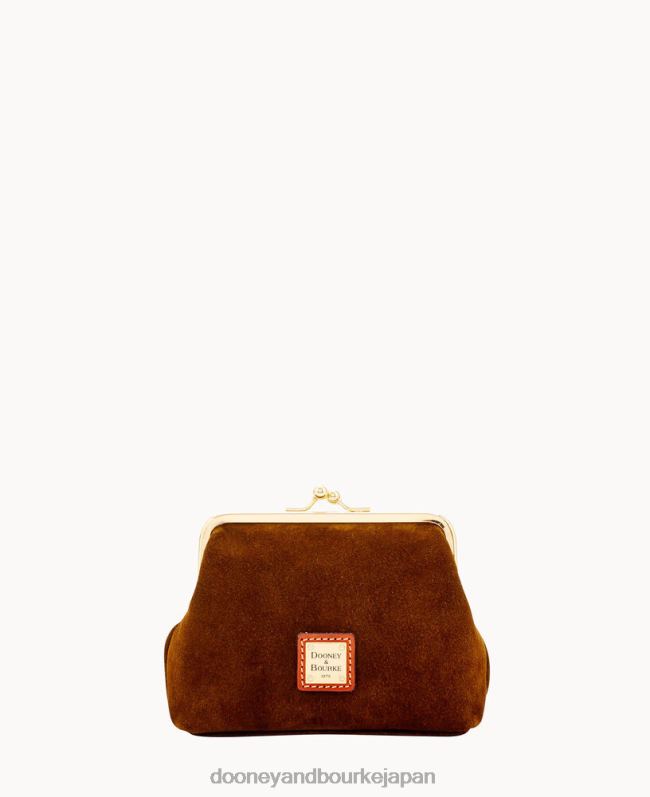 Dooney & Bourke スエードのラージフレーム財布 A4V004710 アクセサリー オリーブ