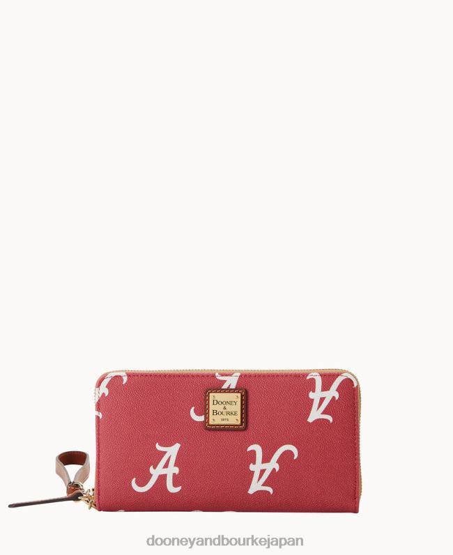 Dooney & Bourke カレッジ ラージ ジップアラウンド リストレット A4V004774 アクセサリー アラバマ州