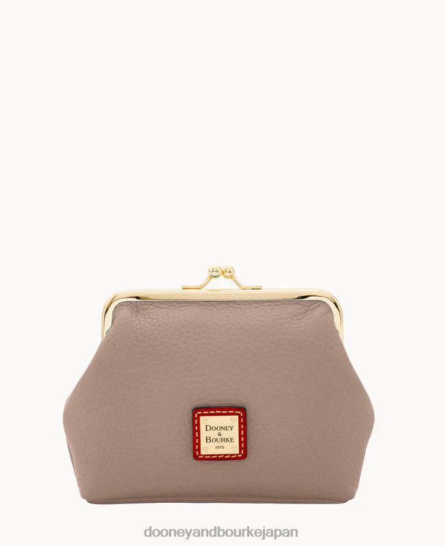 Dooney & Bourke ペブルグレイン ラージ フレーム ハンドバッグ A4V004866 アクセサリー トープ