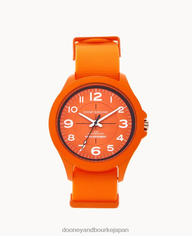 Dooney & Bourke ポピースポーツウォッチ A4V004883 アクセサリー オレンジ