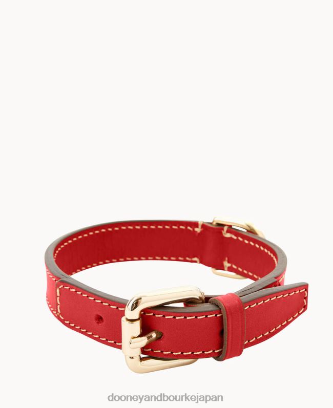 Dooney & Bourke 小型犬の首輪 A4V004892 アクセサリー 赤