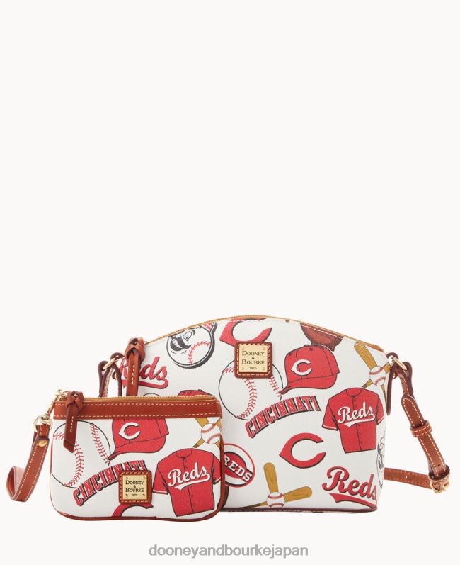 Dooney & Bourke MLB スキ クロスボディ メッド リストレット A4V001883 アクセサリー 赤