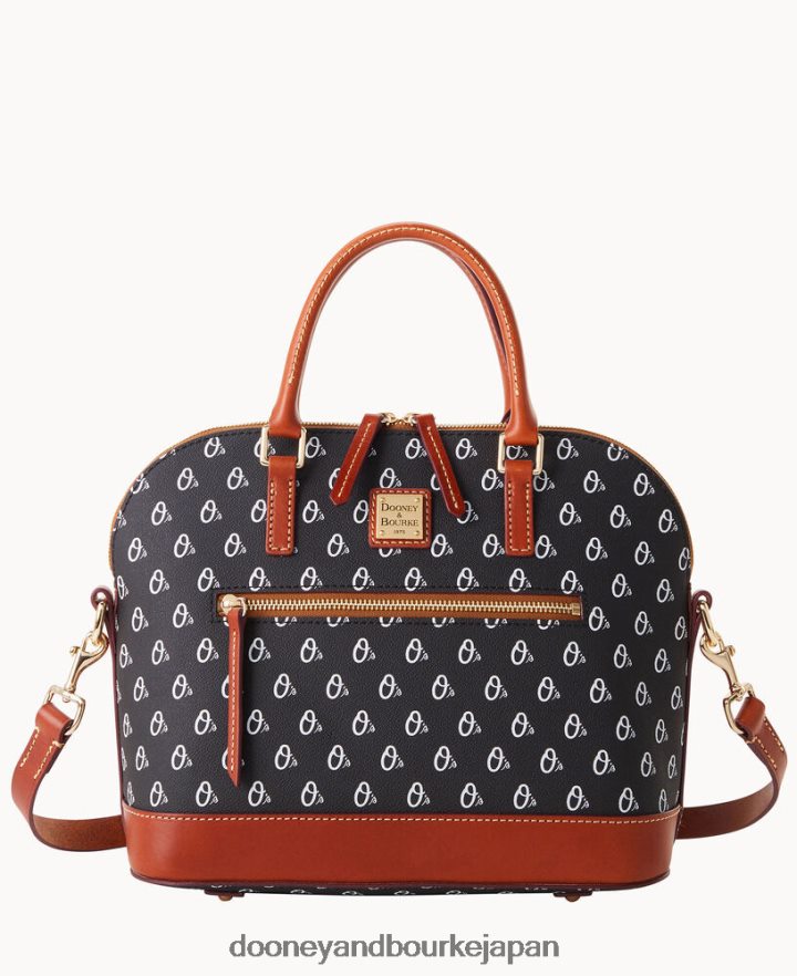 Dooney & Bourke MLB ドーム型ジップサッチェル オリオールズ バッグ T6X2XP295