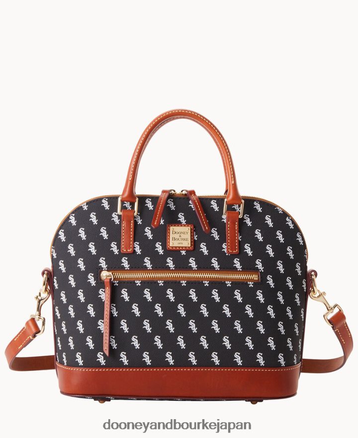 Dooney & Bourke MLB ドーム型ジップサッチェル ホワイトソックス バッグ T6X2XP308