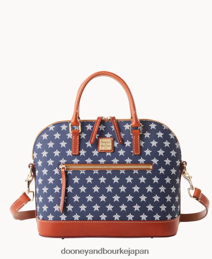 Dooney & Bourke MLB ドーム型ジップサッチェル アストロズ バッグ T6X2XP313