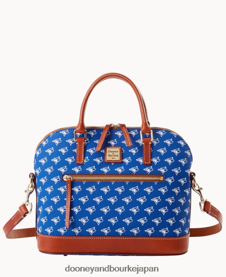 Dooney & Bourke MLB ドーム型ジップサッチェル ブルージェイズ バッグ T6X2XP460