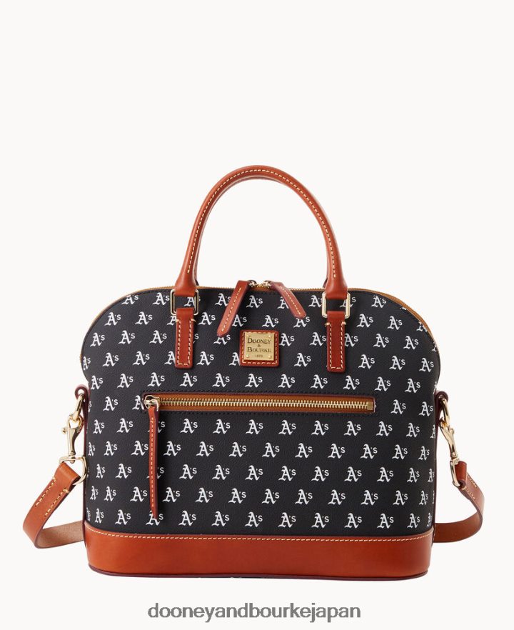 Dooney & Bourke MLB ドーム型ジップサッチェル 陸上競技 バッグ T6X2XP463