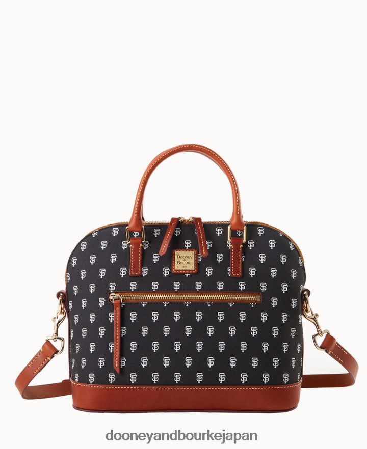 Dooney & Bourke MLB ドーム型ジップサッチェル 巨人 バッグ T6X2XP464