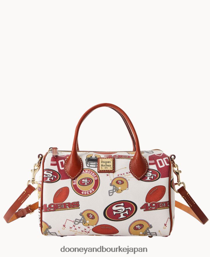 Dooney & Bourke NFL 49ers バレル サッチェル 49ers バッグ T6X2XP408