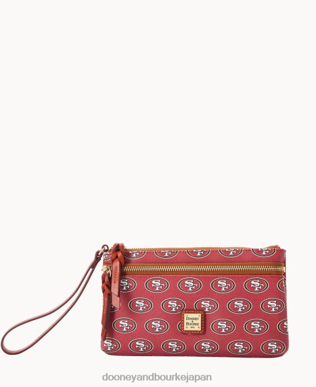 Dooney & Bourke NFL 49ers ダブルジップ リストレット A4V004551 アクセサリー サンフランシスコ 49ers