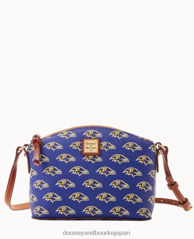 Dooney & Bourke NFL スキ クロスボディ メッド リストレット A4V002221 アクセサリー カラス