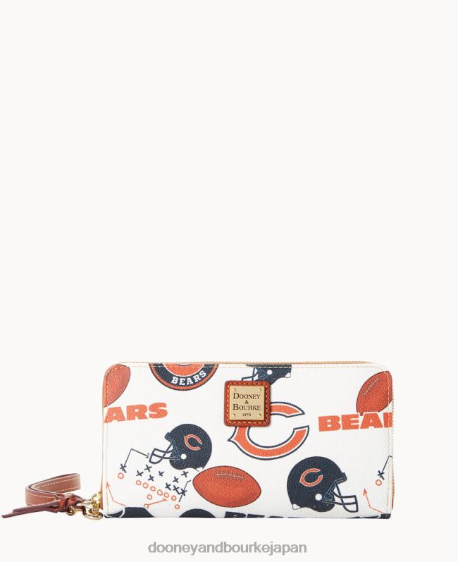 Dooney & Bourke NFL ラージ ジップ アラウンド リストレット A4V004279 アクセサリー クマ