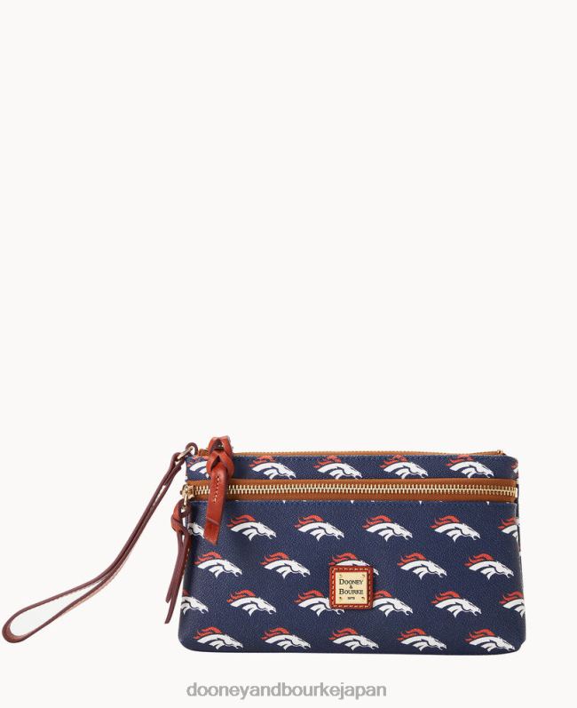 Dooney & Bourke NFL ブロンコス ダブルジップ リストレット A4V004575 アクセサリー デンバーブロンコス