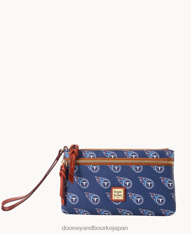 Dooney & Bourke NFL タイタンズ ダブルジップ リストレット A4V004585 アクセサリー テネシー・タイタンズ