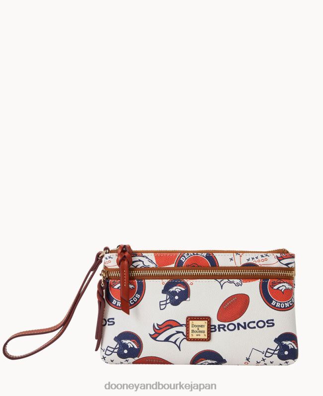 Dooney & Bourke NFL ブロンコス ダブルジップ リストレット A4V004592 アクセサリー デンバーブロンコス