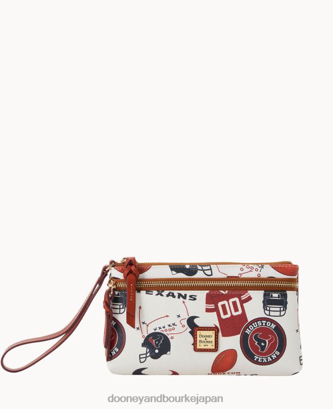 Dooney & Bourke NFL テキサンズ ダブルジップ リストレット A4V004605 アクセサリー ヒューストン テキサンズ