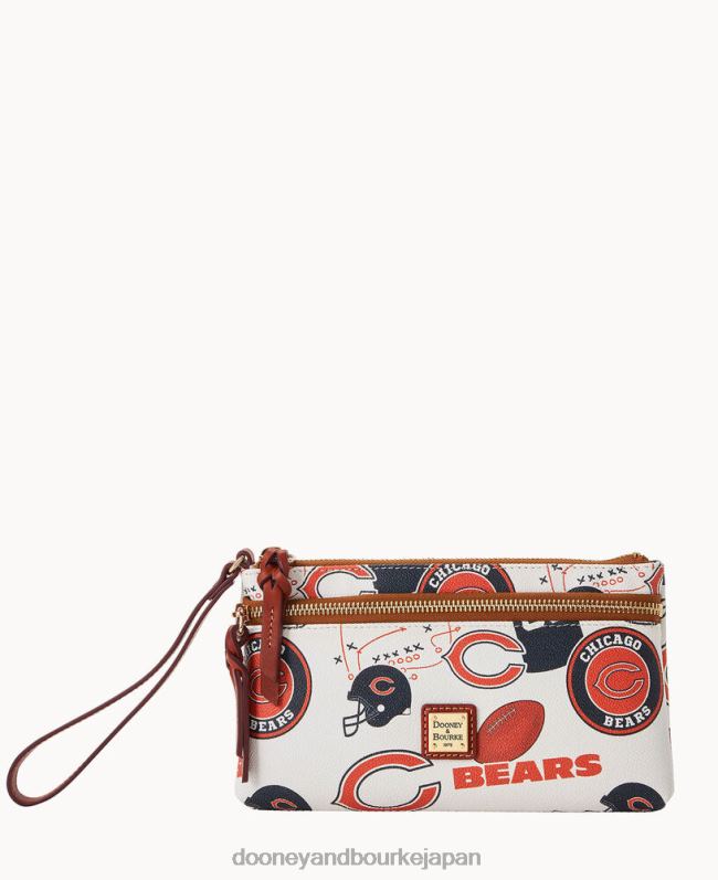 Dooney & Bourke NFL ベアーズ ダブルジップ リストレット A4V004607 アクセサリー シカゴ・ベアーズ