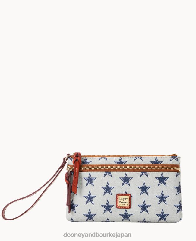 Dooney & Bourke NFL カウボーイズ ダブル ジップ リストレット A4V004640 アクセサリー ダラス・カウボーイズ