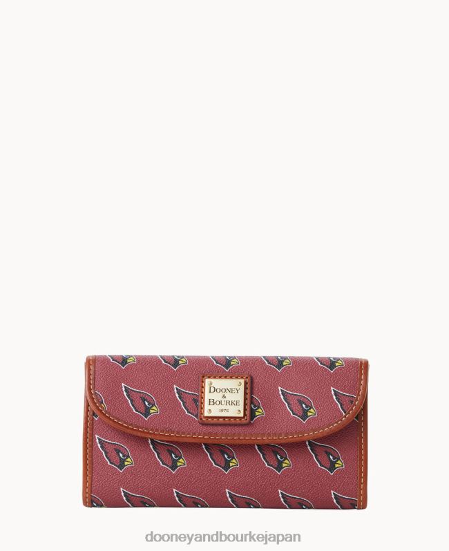 Dooney & Bourke NFL AZ コンチネンタル クラッチ A4V004362 アクセサリー 枢機卿